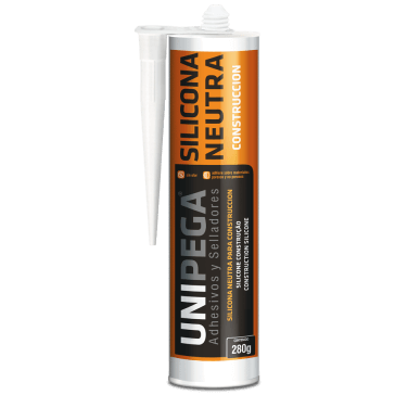 CARTUCHO SELLADOR SILICONA NEUTRO UNIPEGA TRANSPARENTE