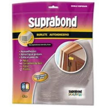 Burlete Suprabond doble espesor 10 mm x 10 mm por 5mts