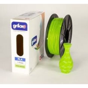 Filamento Pla para Impresora 3d DE 1.75mm Por Kg Grilon3 Color VERDE MANZANA