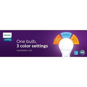 Lampara Led 9.5w Philips Sceneswitch 3 Intensidades SIN dimer