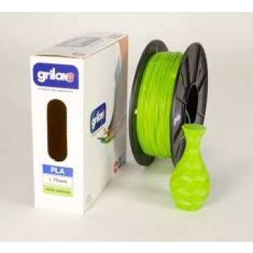 Filamento Pla para Impresora 3d DE 1.75mm Por Kg Grilon3 Color VERDE MANZANA