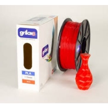 Filamento Pla para Impresora 3d DE 1.75mm Por Kg Grilon3 ROJO