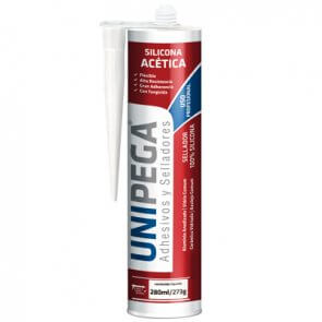 CARTUCHO DE SILICONA 100 % UNIPEGA-POLIPLAS ( DOW CORNING) por caja de 24 unidades