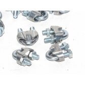 Grampas prensacables de hierro galvanizado de 1/8