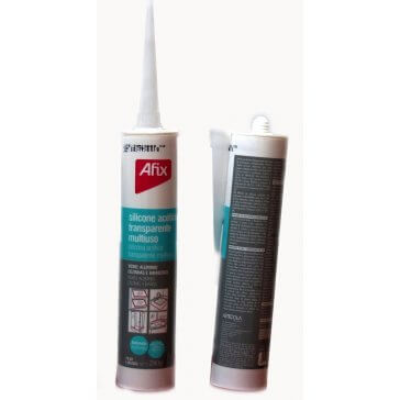 SILICONA USO GENERAL ACETICA MARCA AFIX POR 24 UNIDADES